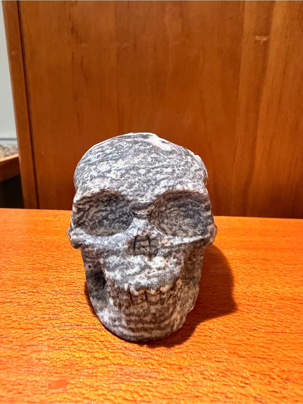 Purple Sphalerite Skull